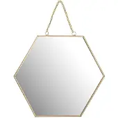 Koopman LUSTRO väggspegel, 20 cm bredd, guld