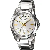 Casio Herrklocka MTP-1370D-7A2VDF Silvrig (Ø 40 mm) Rostfritt stål