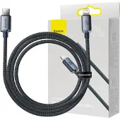 Baseus Crystal Shine USB-C / Lightning Kabel CAJY000201 - 1.2m - Svart
