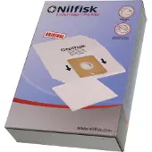 Nilfisk Dammsugarpåsar, syntetfiber, 5st.