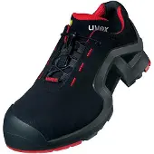 Uvex 85162, Unisex, Vuxen, Säkerhetsskor, Svart, Röd, ESD, S3, SRC, Snabb-skosnören