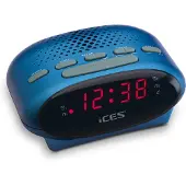 Ices Electronics ICES Klockradio Blå