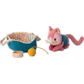 Lilliputiens Jeanne Katt Med Korg Nalle