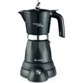 Ariete Moka 1368, Elektrisk maskin, Malet kaffe, 480 W, Sort