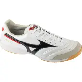 Mizuno Morelia Sala Elite IN - Vit/Svart/Röd - Inomhus (IC), storlek 40
