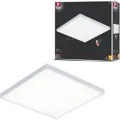 Paulmann LED panel Velora, dimbar, Vitt / opal, Vardagsrum / matsal, Metall, Modern, LED-taklampa