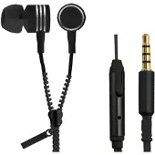 Esperanza Earphones ZIPPER with microphone black