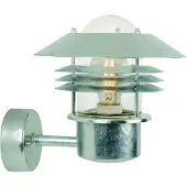 Nordlux Vägglampa utomhus VEJERS, Aluminium / grå / zink, Metall, Modern, Utomhusvägglampa