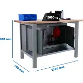Simonwork (bancos De Trabajo) Bt6 Pro Garderob 865x1200x750 Mm