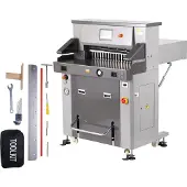 Vevor elektrisk hydraulisk pappersskärare 26" Skärbredd 3,14" Tjocklek 7" Skärm