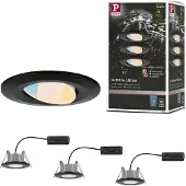 Paulmann 93096 Calla WhiteSwitch LED-inbyggnadsbelysning LED 15 W Svart (matt)