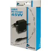 Inter-Tech PD-2045 - Strömadapter - 45 Watt - 3 A - PD 3.0 (USB-C)