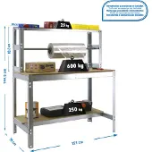 Simonwork (bancos De Trabajo) Bt4 Arbetsbänk 1445x1210x760 Mm