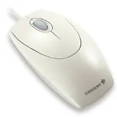 Cherry Wheelmouse WiFi mus USB Optisk Ljusgrå 3 Knappar 1000 dpi Scrollwheel