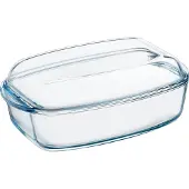 Pyrex 466A000/6343, Grytfrom, Rektangulär, Glas, Transparent, 220 - 300 ° C, 370 mm