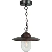 Nordlux Luxembourg 72805009 Utomhusbelysning pendellampa E27 Rostfärgad