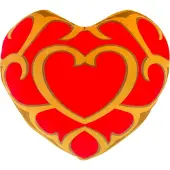 Tomy The Legend Of Zelda Mocchi-mocchi Heart Container 37 Cm Nallebjörn