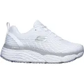 SKECHERS 108016EC/WHT MAX DÄMPNING ELITE SR Kvinnors Yrkes skor Vit