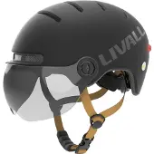 LIVALL stads-/cykelhjälm L23 med skärm, fallsensor, SOS och LED