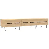 vidaXL Tv-bänk sonoma ek 150x36x30 cm konstruerat trä