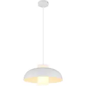 Globo Lighting Hänglampa Lowe, dimbar, Vitt / opal, Vardagsrum / matsal, Metall, Modern, Pendellampa