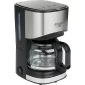 Adler AD 4407, Droppande kaffebryggare, Malat kaffe, 550 W, Svart, Silver