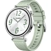 Huawei Watch GT 4 - 41 mm - rostfritt stål - smart klocka med rem - handledsstorlek: 120-190 mm - display 1.32 - NFC, Bluetooth - 37 g - grön
