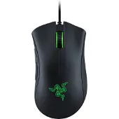 Razer DeathAdder Essential Ergonomisk gamingmus Sladd Optisk Svart 5 Knappar 6400 dpi Ergonomisk, Upplyst