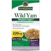 Natures Answer , Vilda Yam, 220 mg , 60 Vegetariska Kapslar