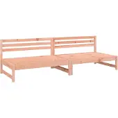 vidaXL Mittensoffor 2 st 120x80 cm massivt douglasträ