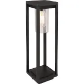 Globo Pollare Candela, Svart, Aluminium / grå / zink, Modern, Utomhuslampa