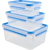 Tefal Set med stapelbara, hermetiskt förslutna, matlådor Tefal Plast (3 Delar)