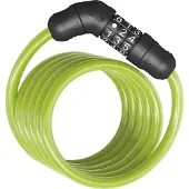 ABUS Spirallås - Star 4508C - 150 cm - Grön - - One Size - Säkerhetsutrustning