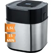 Guzzanti GZ 158, Glass-/millkshakemaskin, 1,5 l, 25 min, 1 hoar, LCD, 15 W