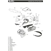 Arai Renegade-v Hjälmens Främre Luftventil