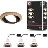 Paulmann 92237 Lanati LED infälld belysning LED (RGB) 6 W svart (matt)