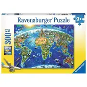 Ravensburger Världens Monuments Karta Pussel