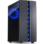 Inter-Tech 88881309 Mini-Tower Datorchassi Svart
