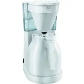 Melitta Easy Therm II 1023-05 Vit - Kaffebryggare - Termokanna med enhandskontroll, transparent vattentank