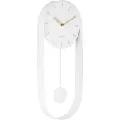 Karlsson Charm Pendulum vit 50 x 20 cm väggklocka KA5822WH