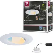 Paulmann Calla LED-badrumsbelysning inbyggnad 5.5 W IP65 Matt vit