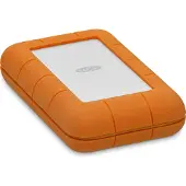 LaCie Rugged Mini 5 TB Extern hårddisk 2.5 USB 3.2 Gen 1 Silver, Orange STJJ5000400