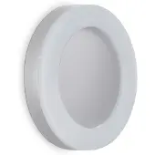 Telefunken LED utomhus vägglampa Rixi, Vitt / opal, Metall, Modern, LED-vägglampa utomhus