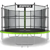 Zipro Trampolin med nät och stege Ø374cm
