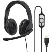 Hama On-ear headset Sladd Stereo Svart Volymkontroll, Mikrofonljudavstängning Datorer