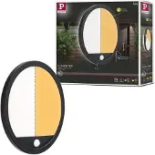 Paulmann 94708 Lamina PIR 2200K rd. schwarz LED-takbelysning 14 W Svart