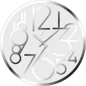 Justaminute väggklocka 14892B