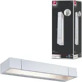 Paulmann Vägglampa , Lucille, dimbara, Grå, Badrum, Metall, Modern