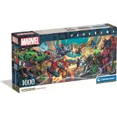 Clementoni Pussel 1000 Panorama Kompakt Marvelhjältar
