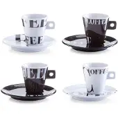Zeller espressoset COFFEE STYLE, 8 delar,